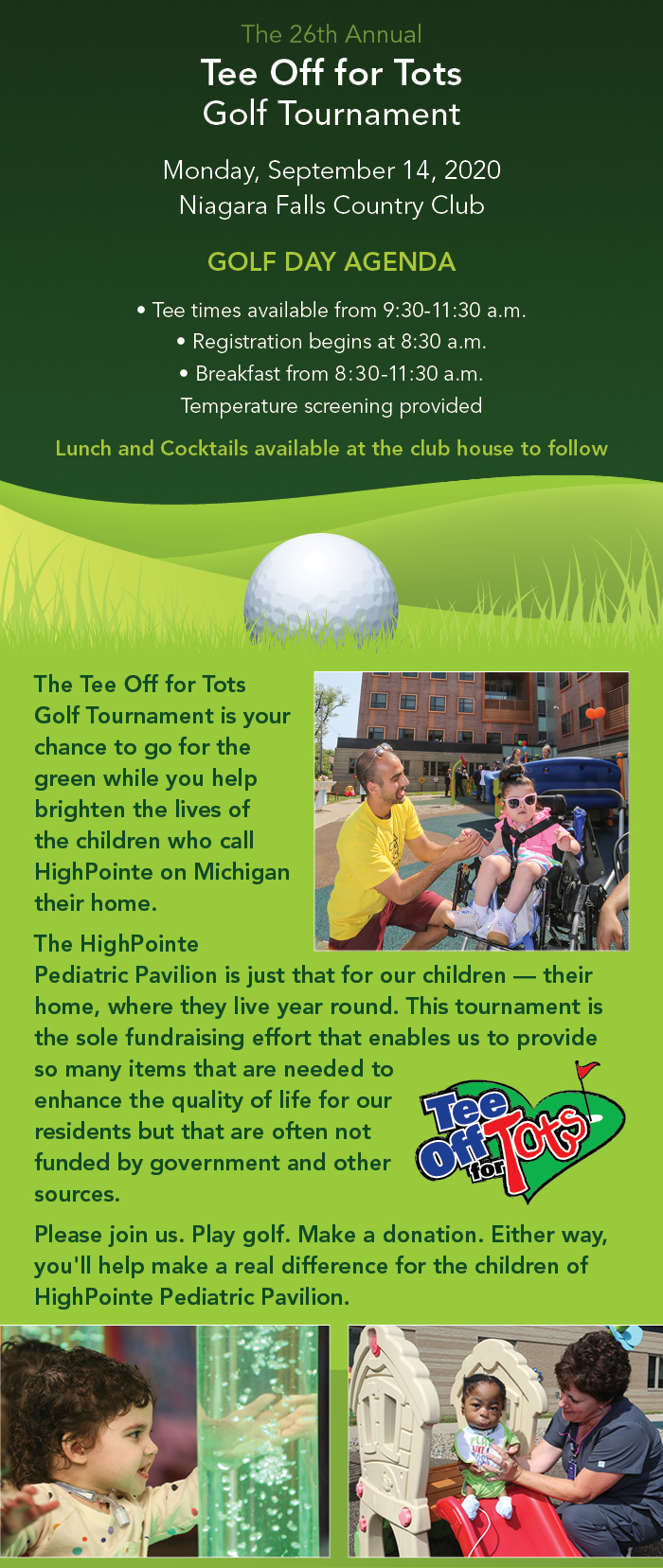 Tee Off for Tots graphic